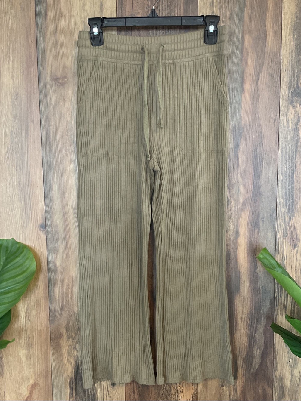 Beyond Yoga Ribbed Drawstring Leggings XS 180B